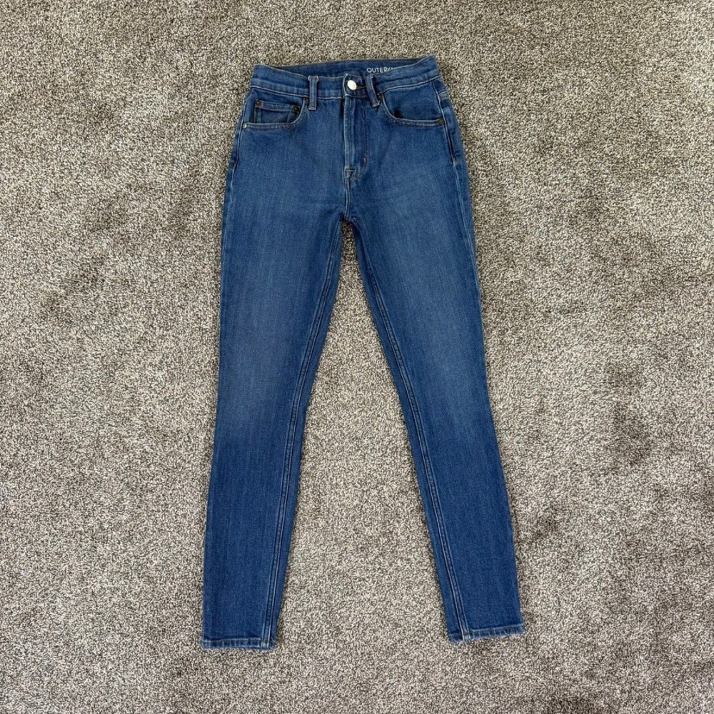 Outerknown S.E.A. Jeans Women 25 Strand High Rise Skinny Blue Denim  Casual Work